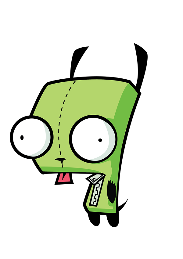 Gir, Invader Zim character. Robot.